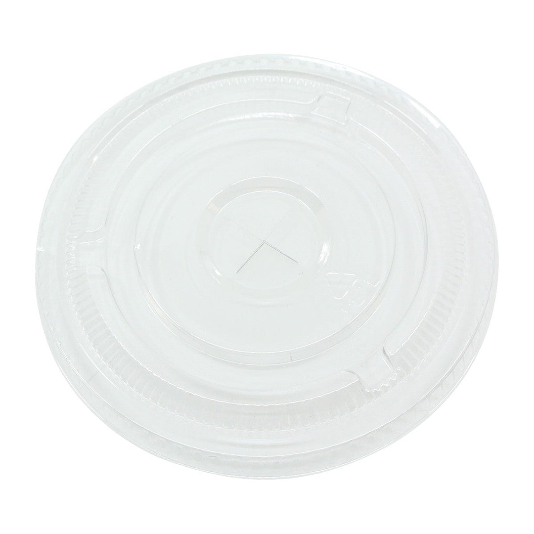 Clear PET Straw Slot Lid (PET-1424-F)