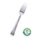 WNA 610600 Comet Reflections Petal Silver Plastic Forks 7"