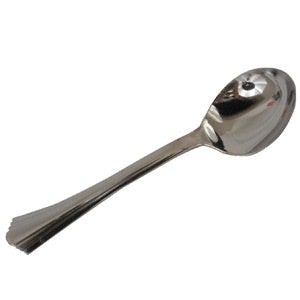 Comet 640155 Silver Plastic Soup Spoons Reflections