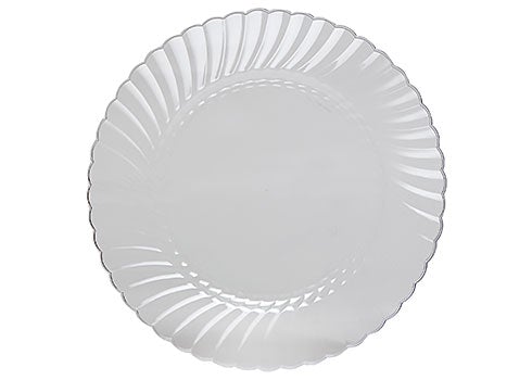 WNA CW9180CL Classicware 9" Clear Heavy Duty Plates