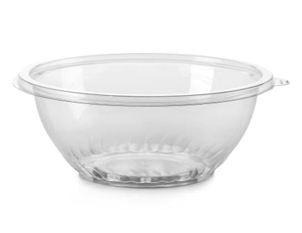 CaterLine Pack N Serve APB160CL50 160 oz Clear Cater Bowls