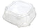 WNA ASQ11DM CaterLine Contours 11" Square Tall Dome Lid