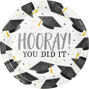 Converting 349684 Fun Graduation 7" Paper Plate
