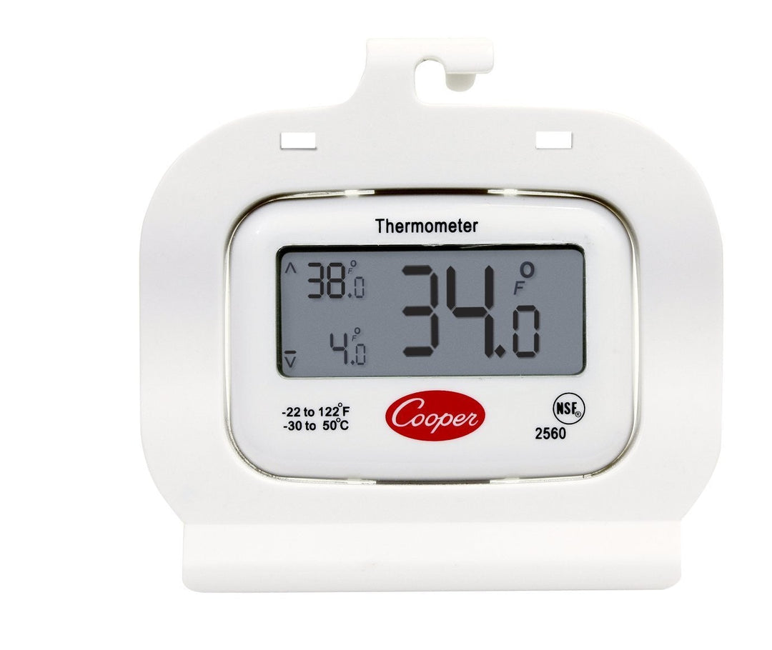 Cooper 2560 Digital Refrigerator Freezer Thermometer