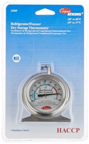 Cooper-Atkins 25HP HACCP Refrigerator Freezer/Dry Storage Thermometer