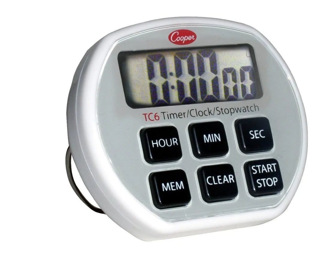 Cooper TC6-0-8 Digital 24 Hour Timer Clock Stop Watch