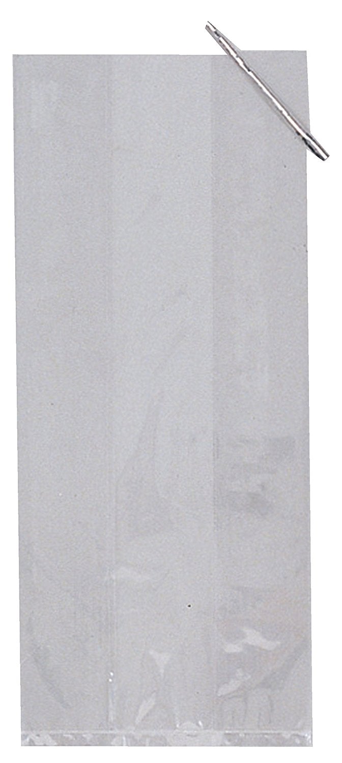Creative Converting 071314 4" X 9" Small Clear Cello Bags