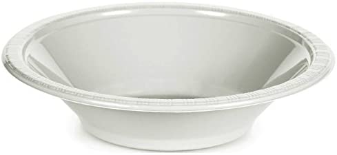 12 Oz White Plastic Bowls