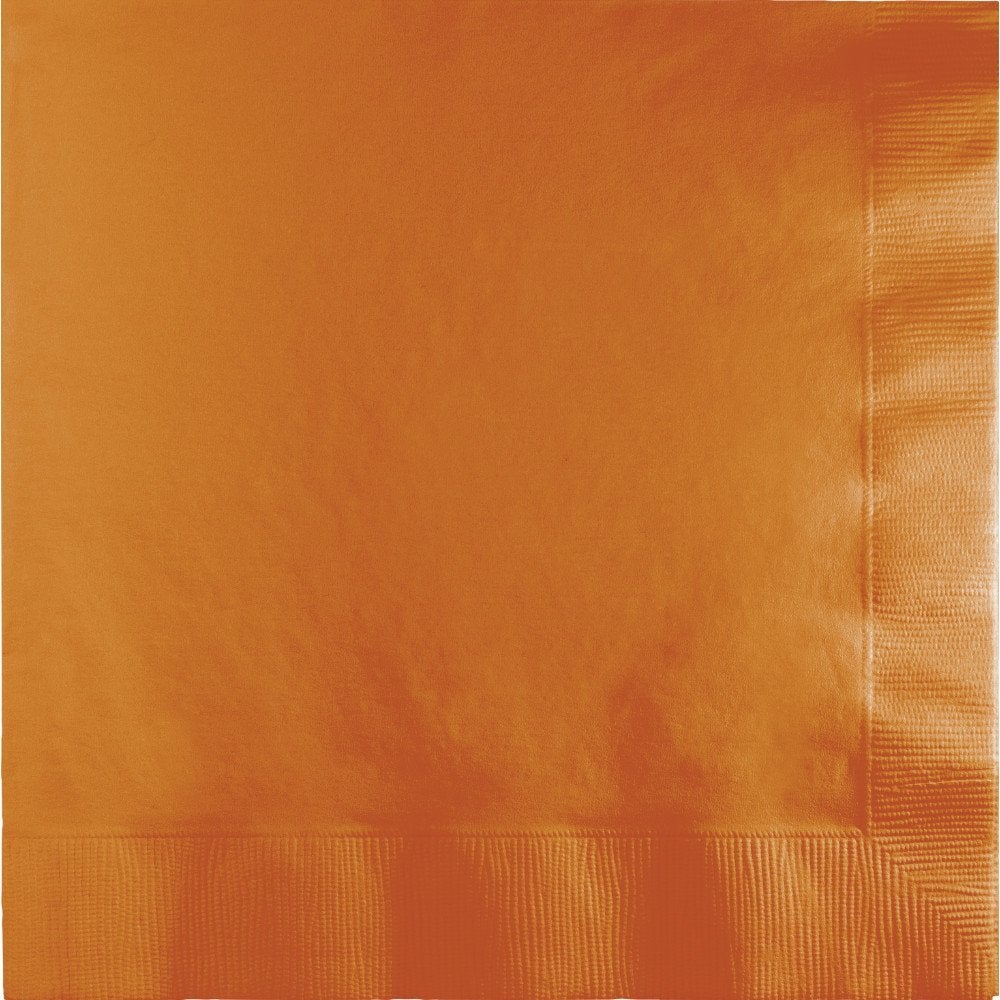Creative Converting 13" X 13" Pumpkin Spice Luncheon Napkins