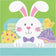 Creative Converting 373961 13" X 13" Hippity Hoppity Easter Luncheon NapkinsShopAtDean