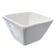 American Metalcraft CSC15 White Ceramic Square Sauce Cup 1.5 Oz