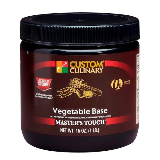 Custom Culinary All Natural Gluten Free Vegan Vegetable Base