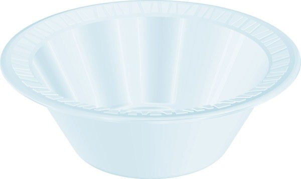 Dart 12BWWCR 10-12 Oz Concorde White Foam Bowls