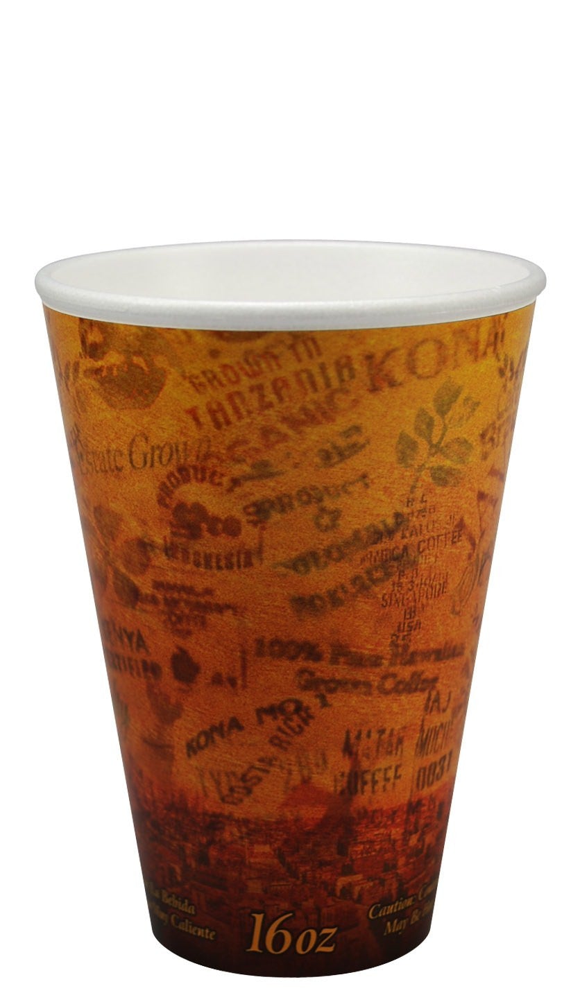 Dart 16U16ESC 16 Oz Fusion Escape Design Foam Cups