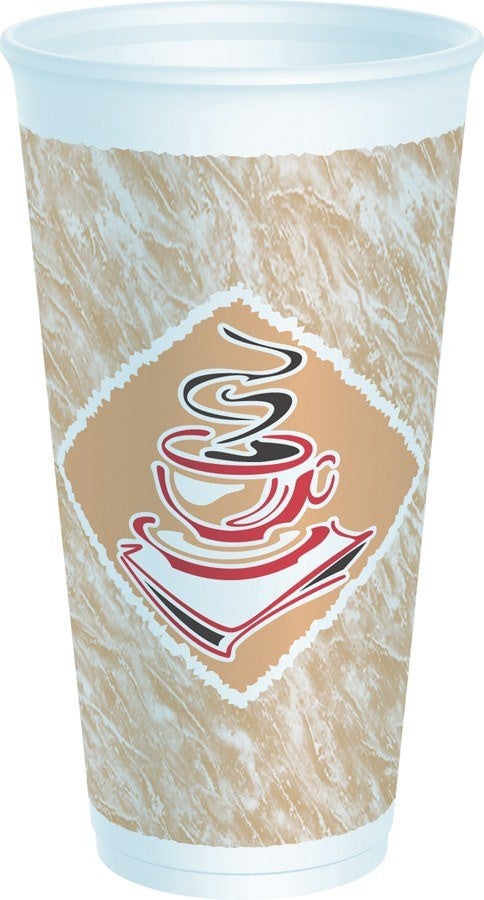 Dart 20X16G 20 Oz Cafe G Print Floam Cup