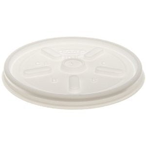 Dart 8JL 8 Oz White Vented Lids