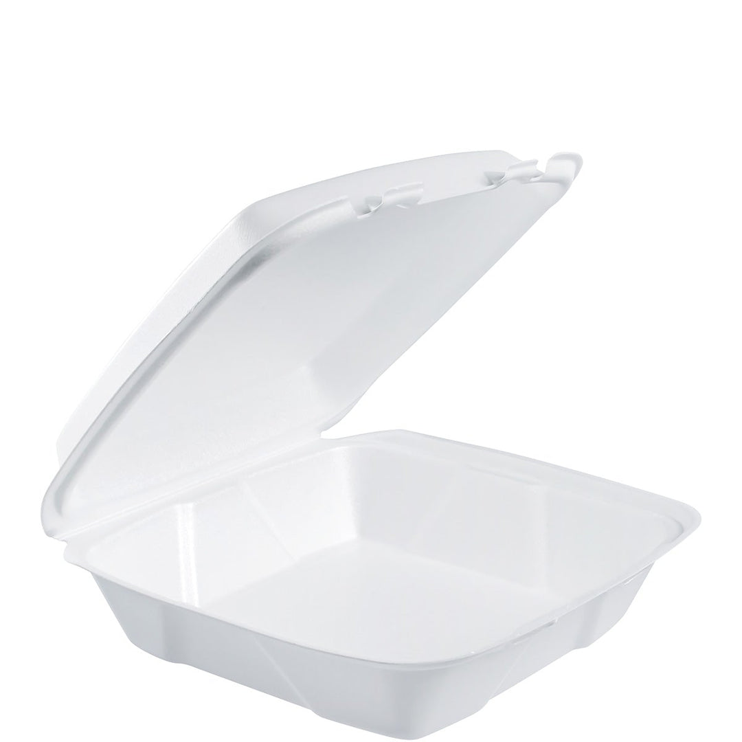 Dart 90HT1R 9X9 1-Compartment Foam Carryouts
