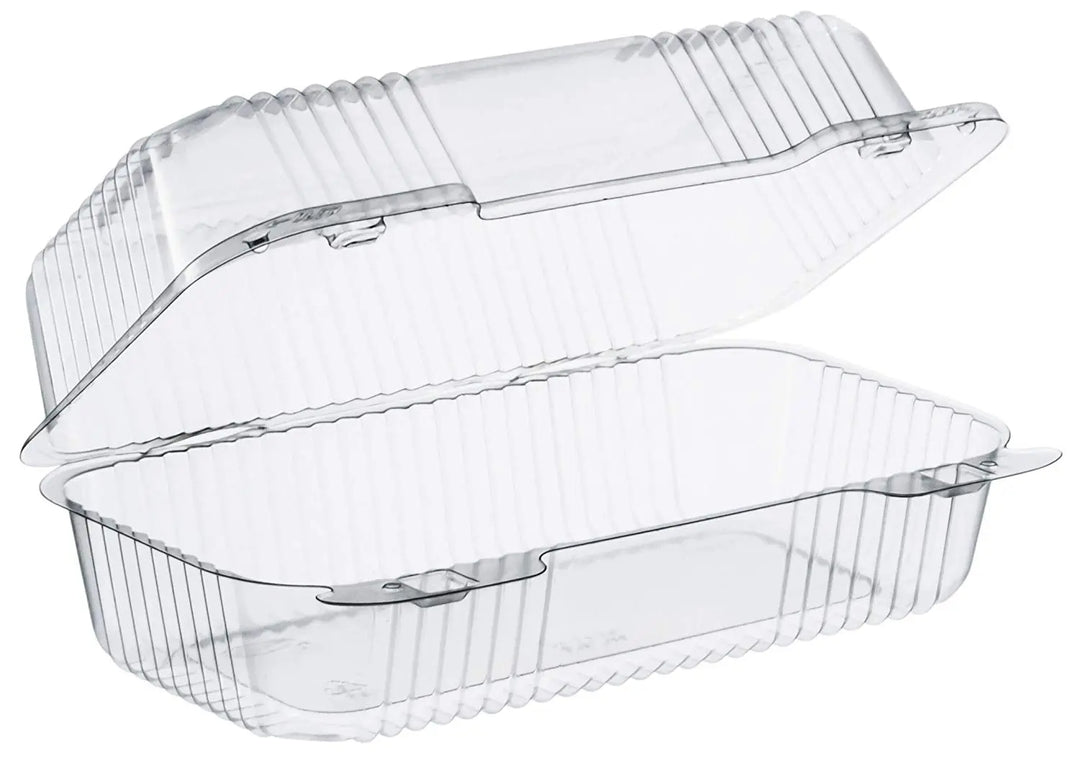 Dart C35UT1 9"X5.4"X3.5" StayLock Clear Hinged Lid Container