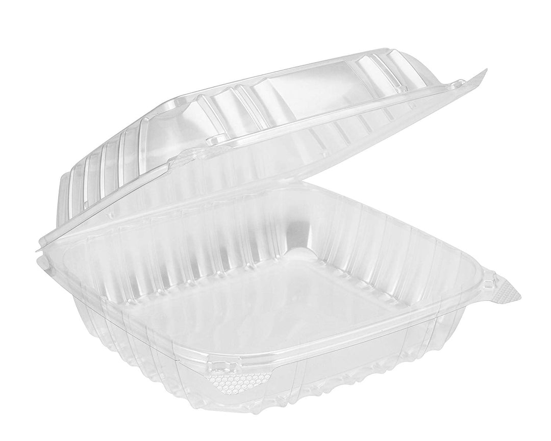 Dart C90PST1 8.3 x 8.3 ClearSeal Hinged Container