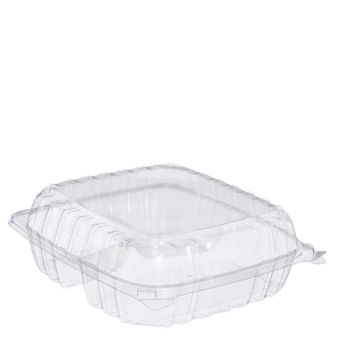 Dart C95PST3 9.5X9 3-Compartment ClearSeal Hinged Conatiners