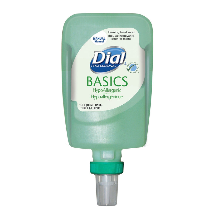 Dial Basics Hypoallergenic Foaming Hand Wash, FIT Universal Manual - 1.2L Dispenser RefillShopAtDean