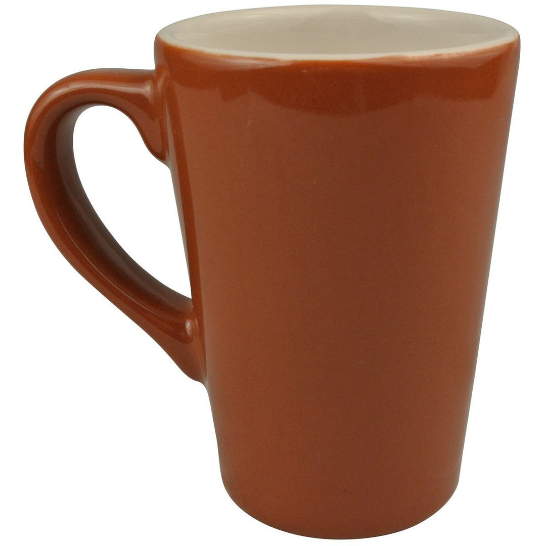 Diversified Ceramics DC106 8 Oz Balboa Mug Hotel Brown and White