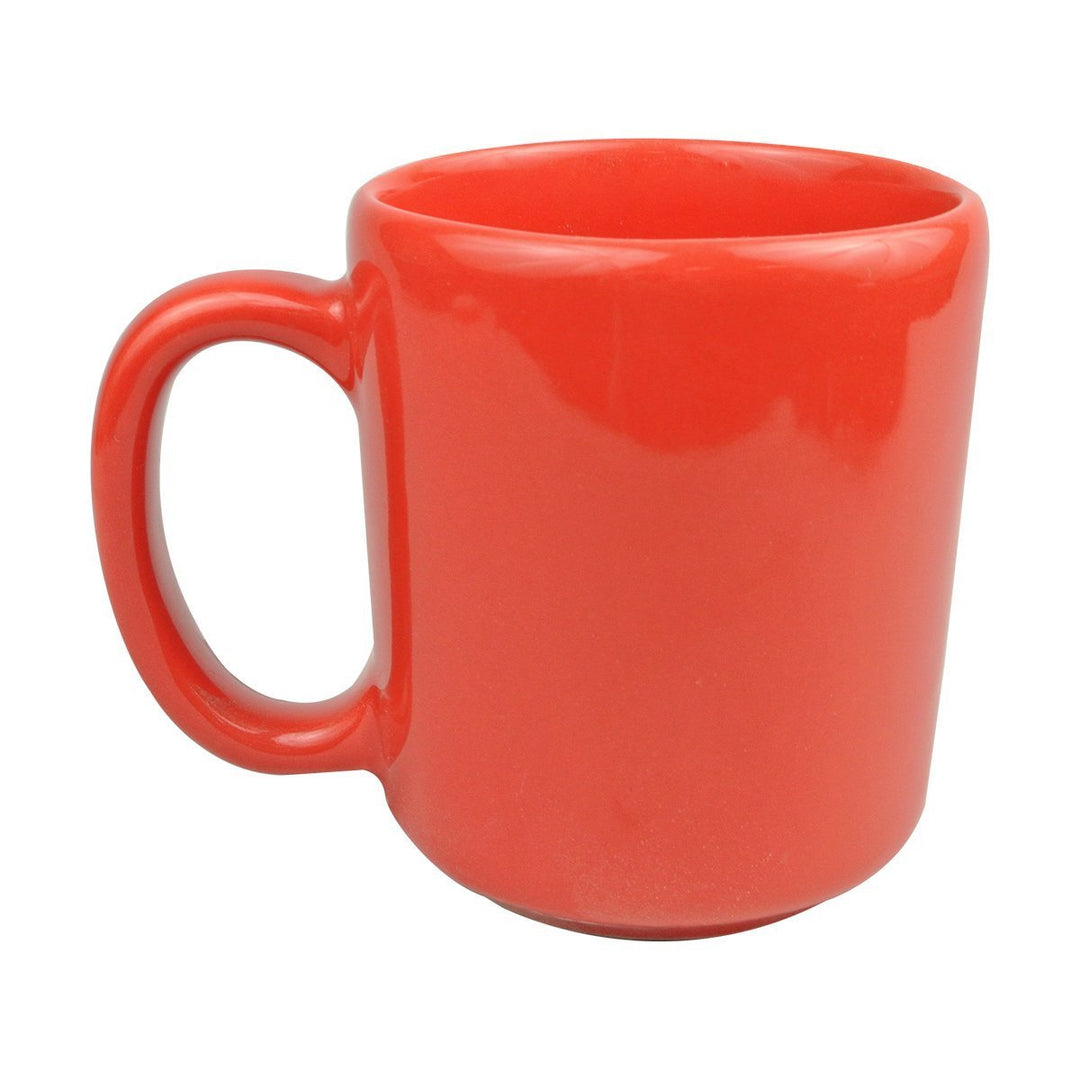 Diversified Ceramics DC108 10 oz Houston Mug Salsa