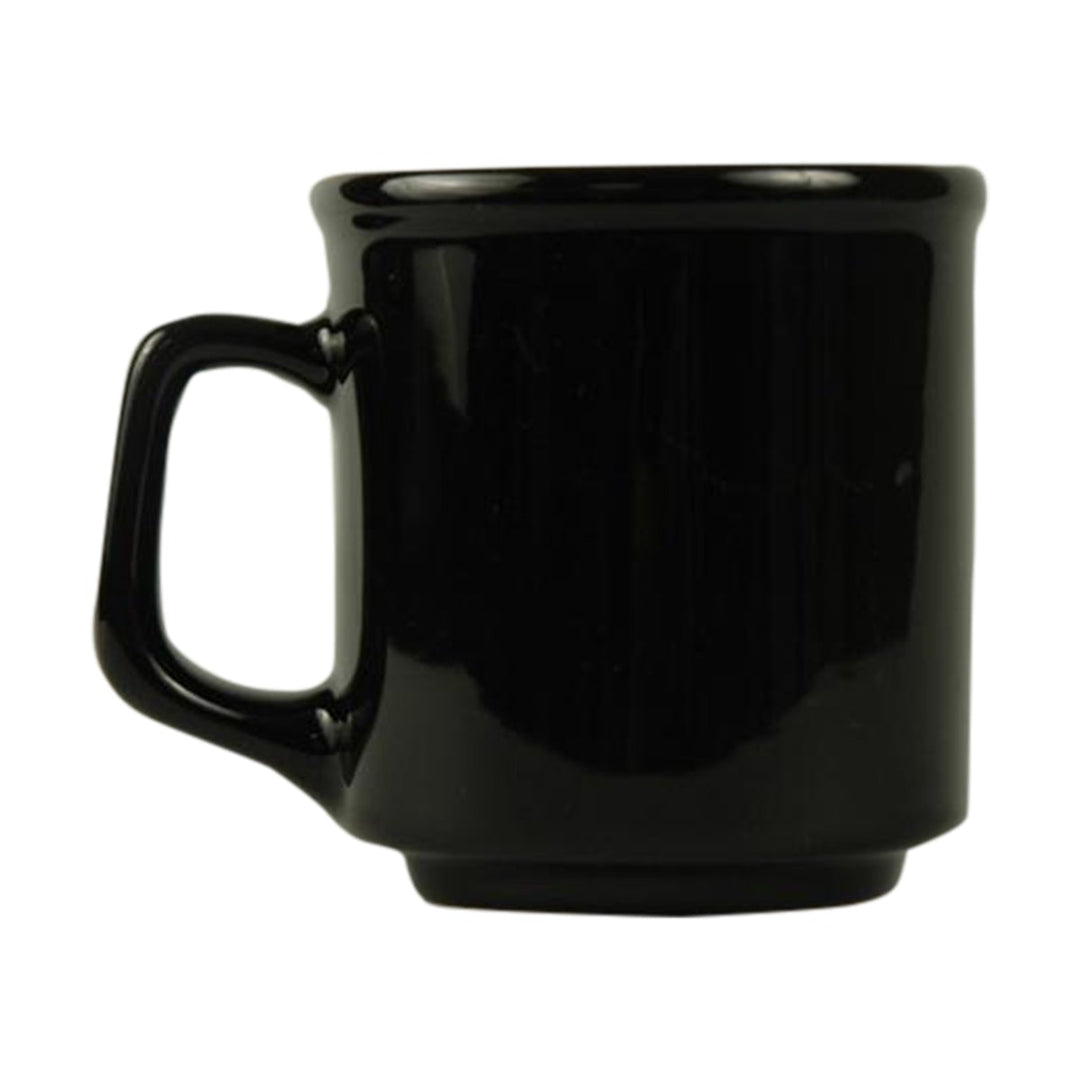 Diversified Ceramics DC123 9 oz Black Beaumont Mug