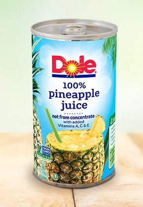 Dole 6 Oz Pineapple Juice Can