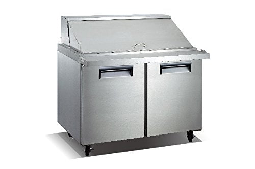 Adcraft USSL-2D/60 U-Star 2 Door 60" Wide Salad/Sandwich Prep Table