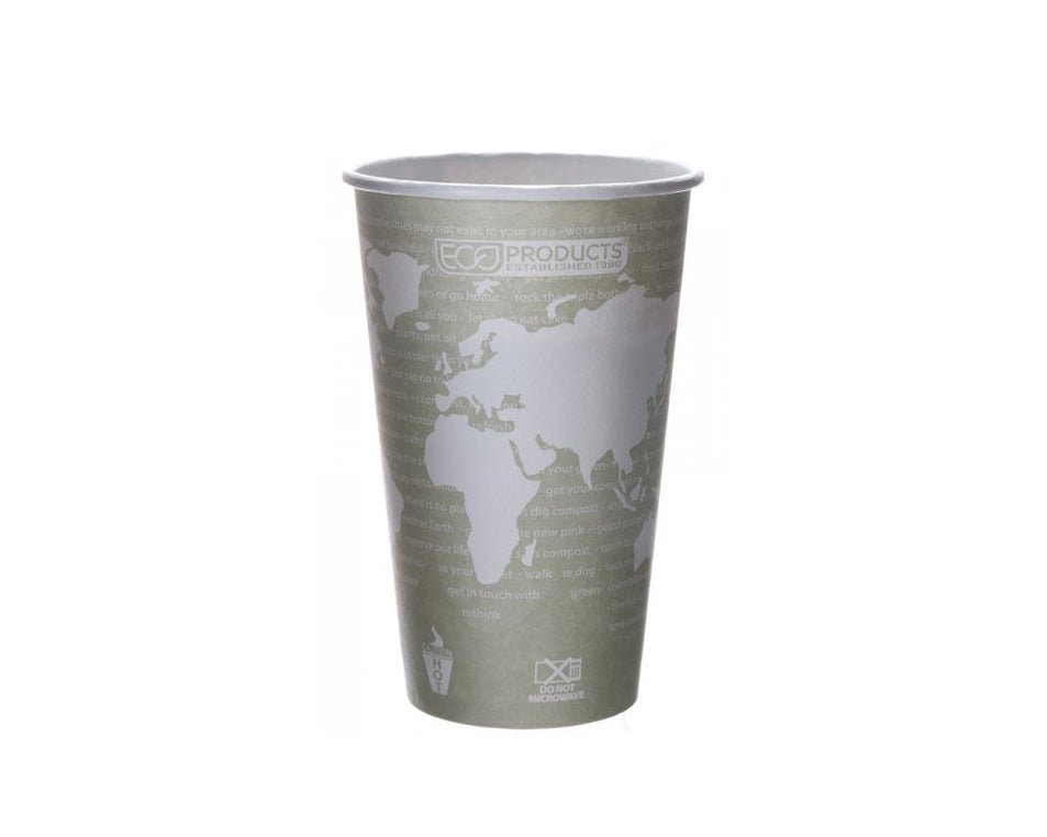 Eco-Products EP-BHC16-WA 16 Oz World Art Paper Hot Cup 1000/Case