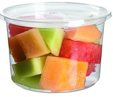 Eco Products EP-RDP16 Clear Round Deli Bottom Only 16 oz