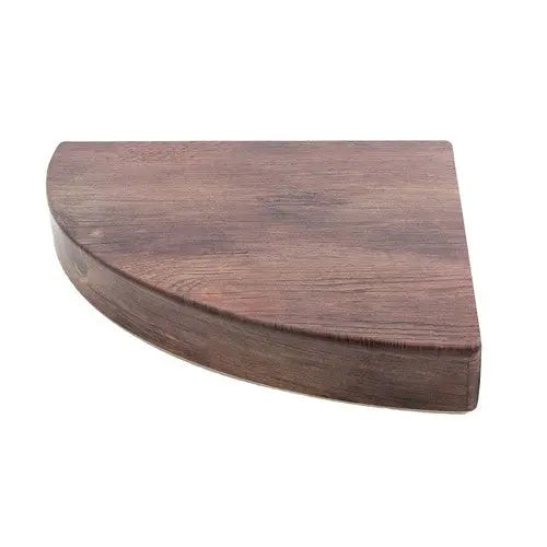 EGS M1512TL-WN 12" x 15" Quarter Oval Riser - Walnut
