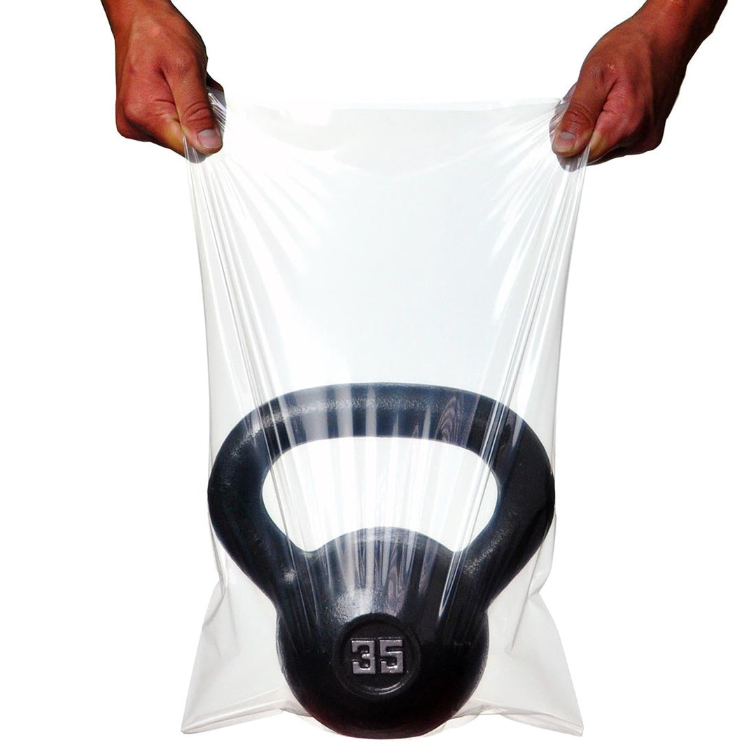Elkay Plastics 8G084018 8" x 4" x 18" Medium Weight Poly Bags, 1000/Case