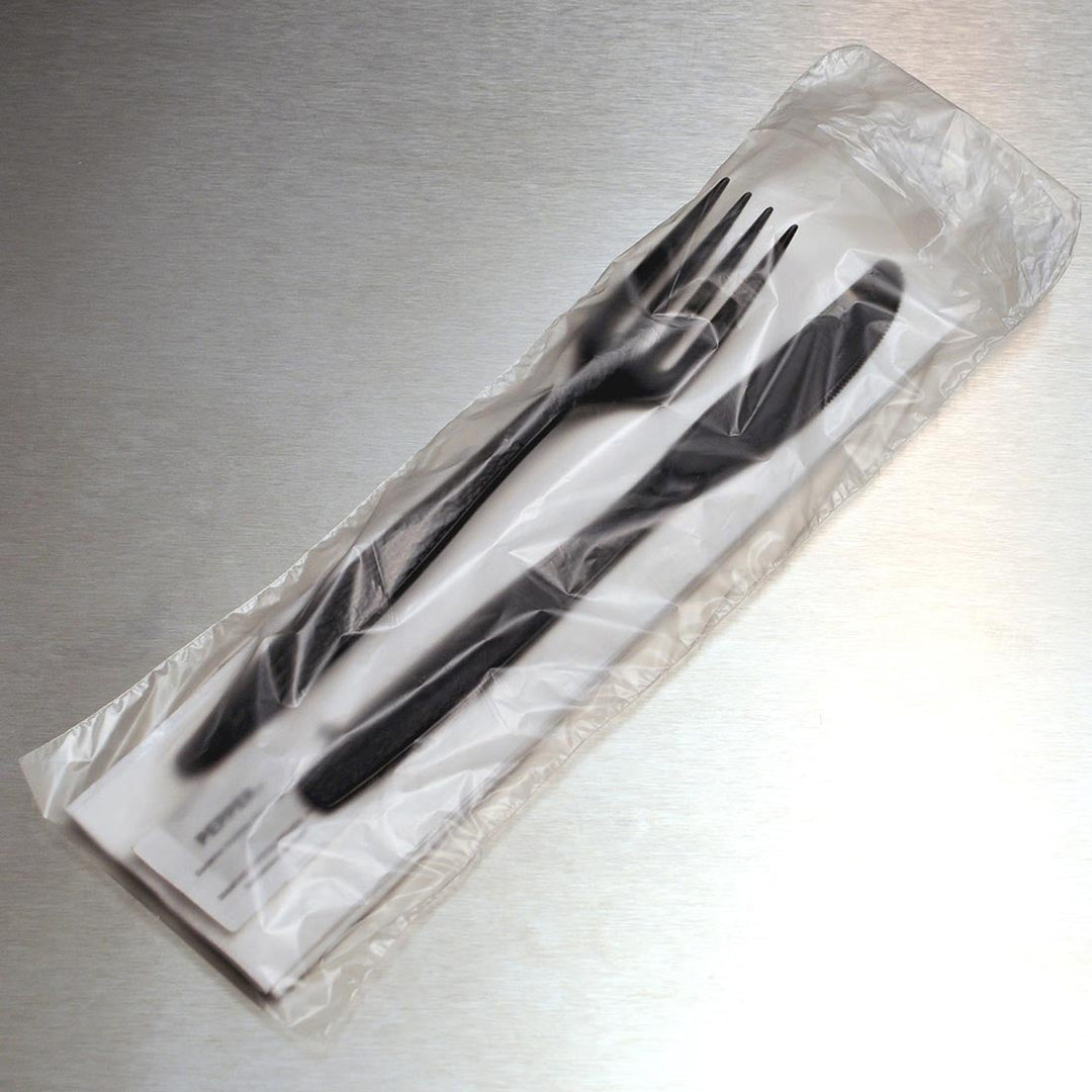 Elkay Plastics SB32510H 3.25" x 10" Poly Silverwear Bag Flip Top, 2000/Case