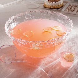 EMI-Yoshi EMI-181-CLR 12 Quart Clear Plastic Punch Bowl