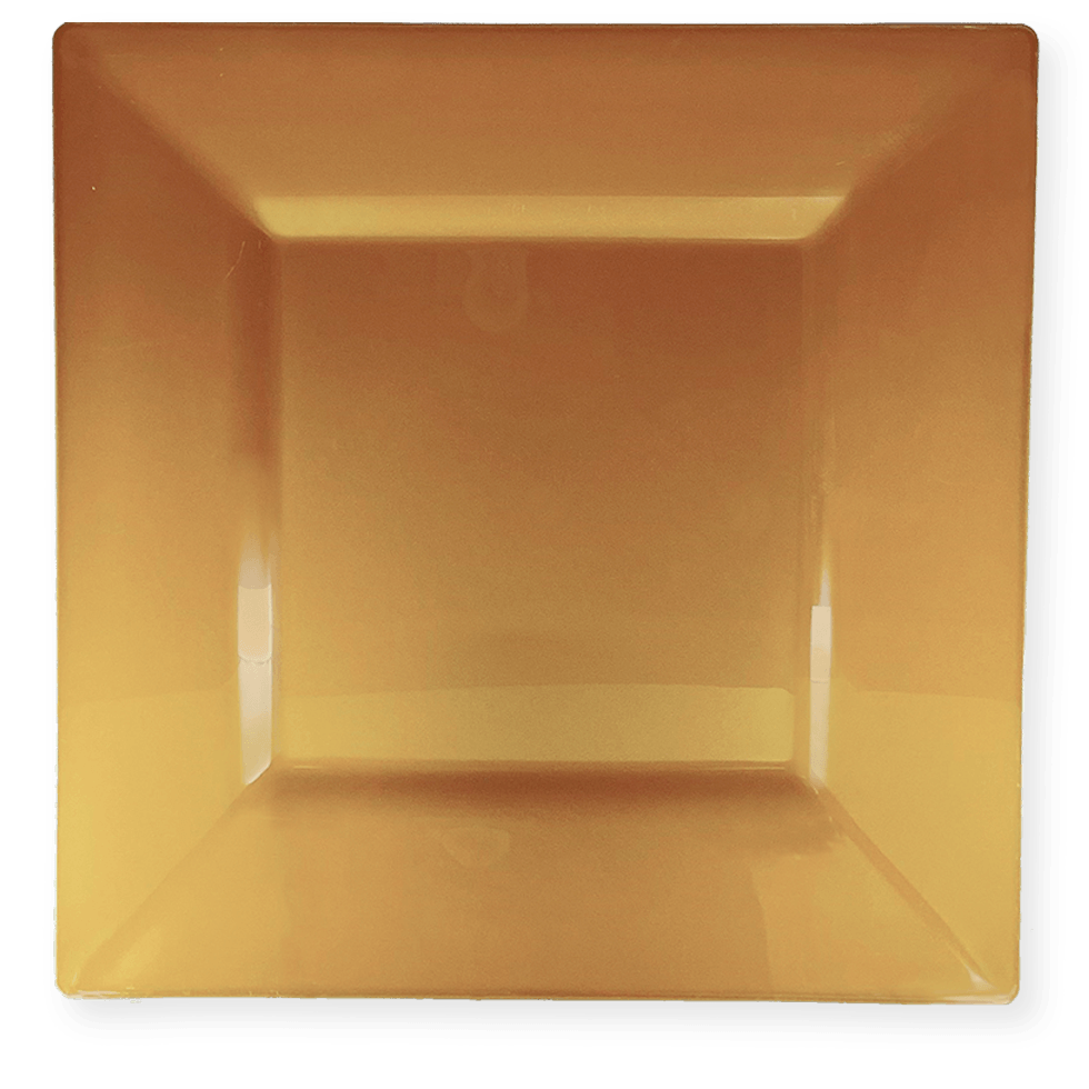 EMI-Yoshi EMI-SP9GLD 9.5" Gold Square Plate
