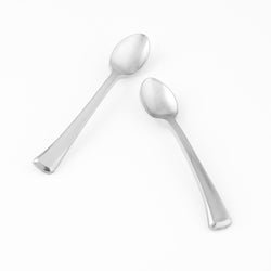 EMI Yoshi GlimmerWare EMI-GWSP4 Silver Mini Tasting Spoons 4"