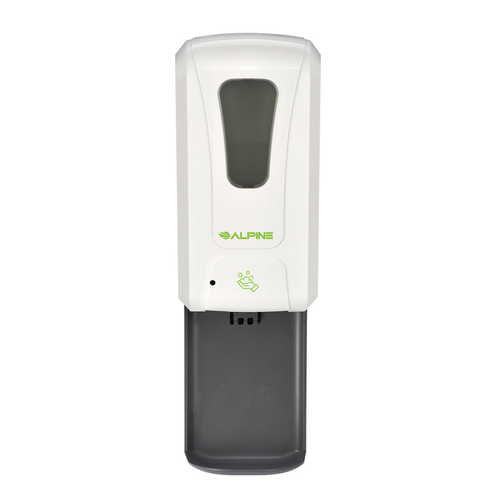 Alpine 430-F Automatic Hands-Free Foam Hand Sanitizer/Soap Dispenser, 1200 ML, White