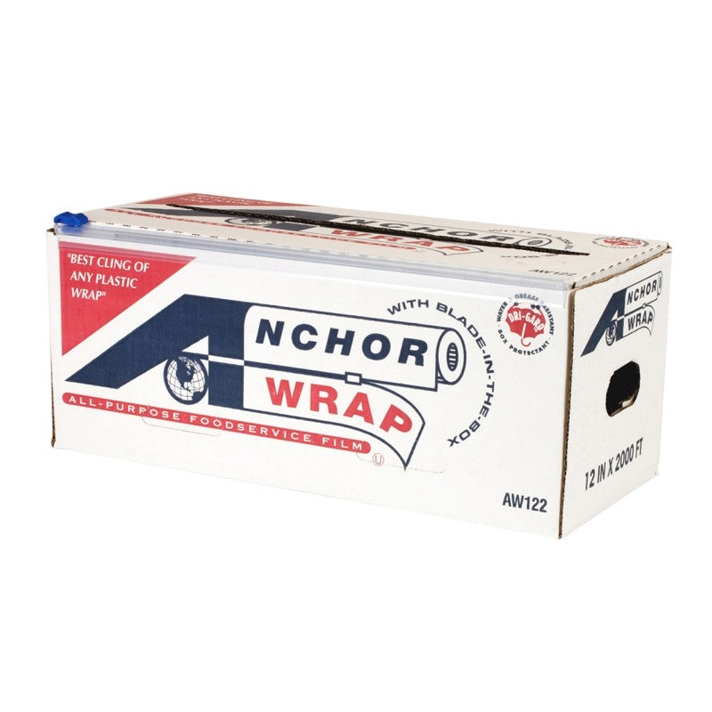 Anchor Packaging Film 12" X 2000' Roll With Slide Cutter