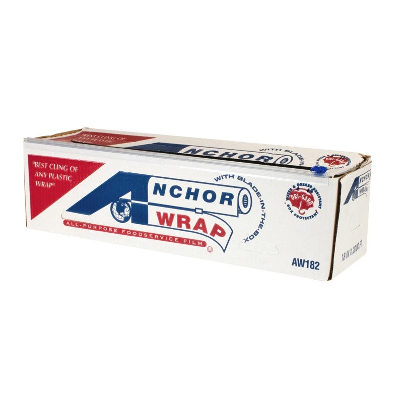 Anchor Packaging Film 18" X 2000' Roll With Slide Cutter