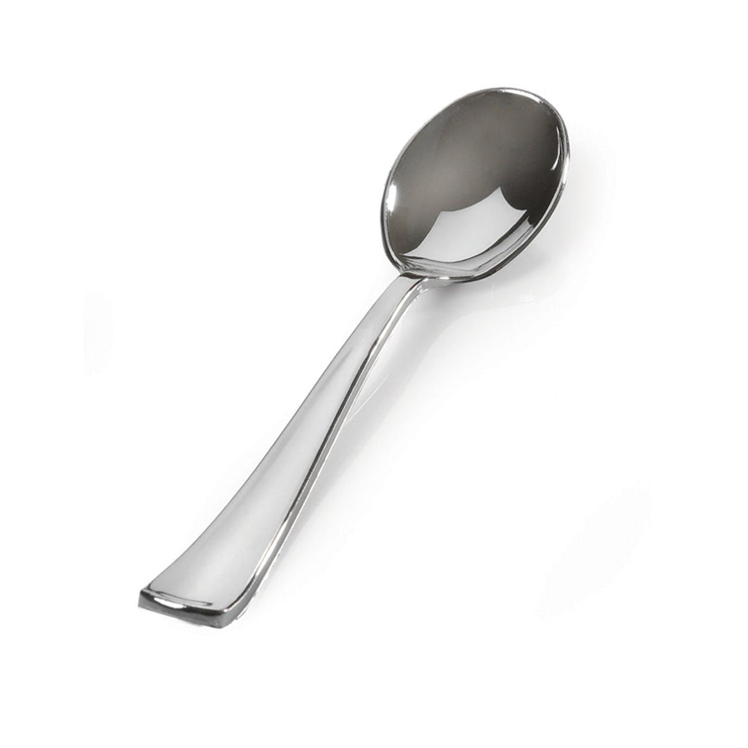 Fineline 705 6" Silver Secrets Plastic SpoonShopAtDean