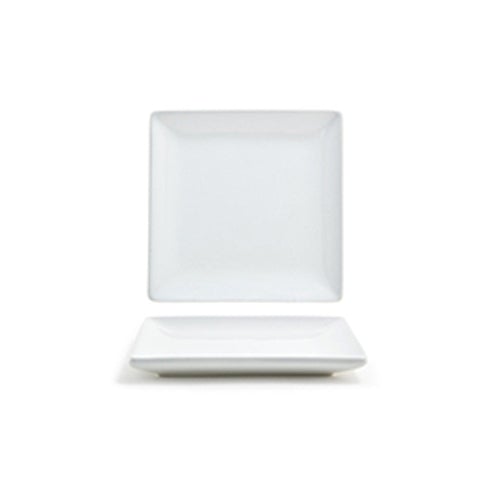FOH DAP026WHP23 5" Mod Square Sampler Porcelain Plate