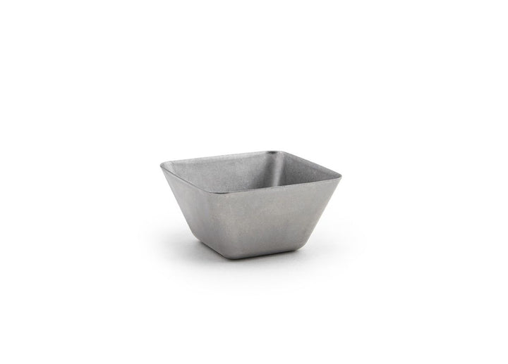 FOH DSD069ANS23 5 oz Square Stainless Steel Antique Ramekin