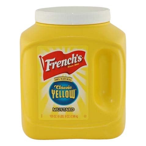 French's Classic Yellow Mustard 105 Oz Jug