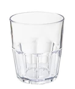 G.E.T. 9912-1-CL 12 Oz Bahama Clear Double Rocks Tumbler