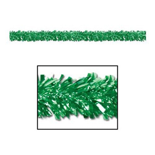 Beistle Gleam 'N Fest Green Festooning Garland 15' X 4" (50281-G)