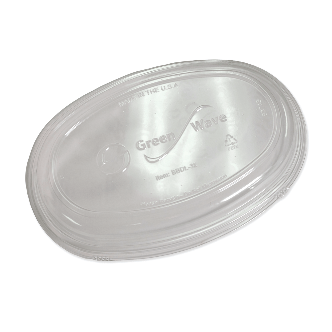 Greenwave BBDL-32 Oval Dome Lid for Burrito Bowl