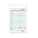 Guestcheck G4797 4.25" x 7.25" 2 Part Medium-Wide Carbonless Paper/Board Check