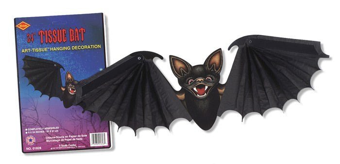 Beistle Halloween 24" Tissue Bat (01828)